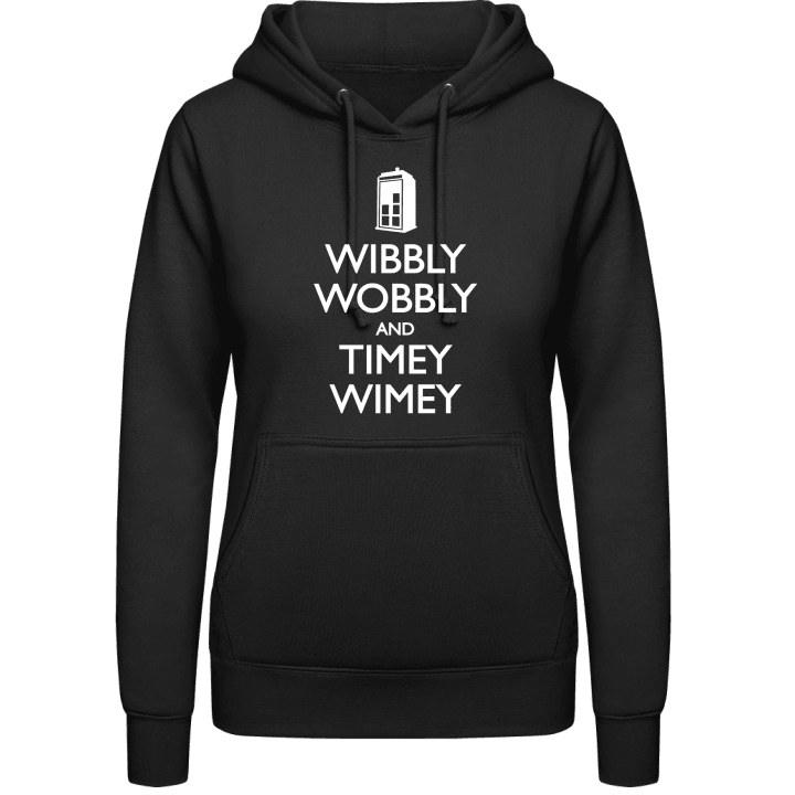 Wibbly Wobbly and Timey Wimey Frauen Kapuzenpulli 0 image