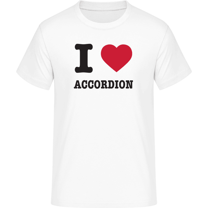 I Love Accordion Camiseta contain pic