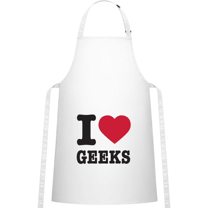 I Love Geeks Grembiule da cucina contain pic