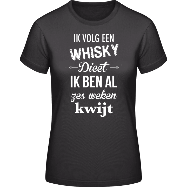 Ik Volg Een Whisky Diet T-shirt pour femme contain pic