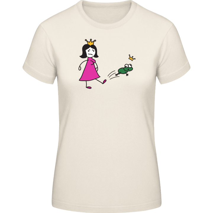 Princess Kicks Off Frog T-shirt til kvinder 0 image