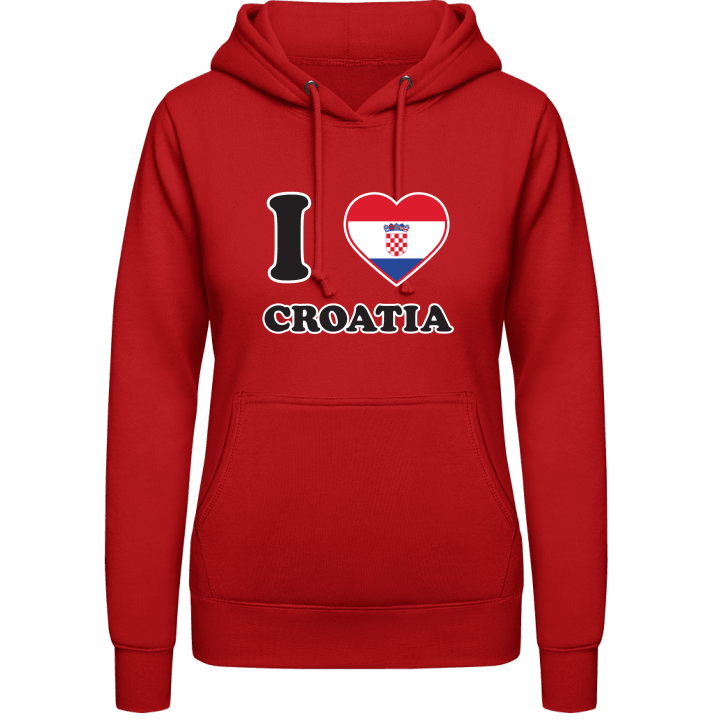 I Love Croatia Sudadera con capucha para mujer 0 image