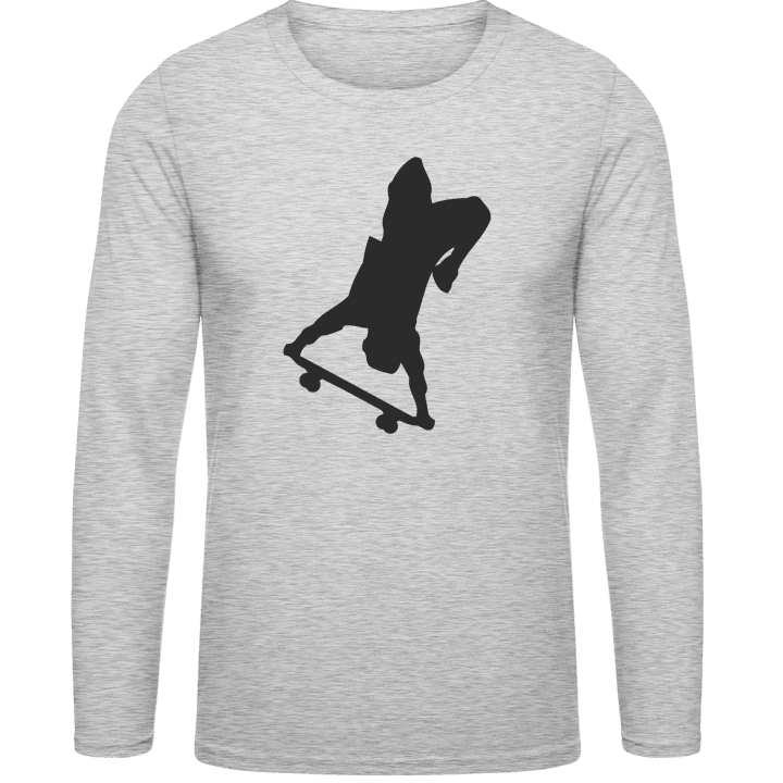 Skateboarder Trick T-shirt à manches longues contain pic