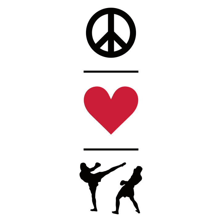 Peace Love Muay Thai T-shirt à manches longues 0 image