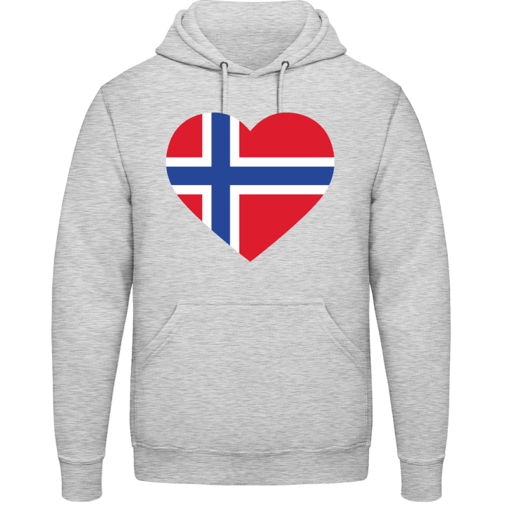 Norway Heart Flag Hettegenser contain pic