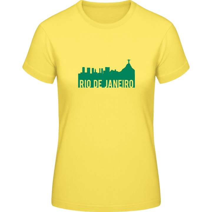 Rio De Janeiro Skyline T-skjorte for kvinner contain pic