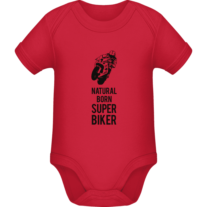 Natural Born Superbiker Baby Strampler contain pic