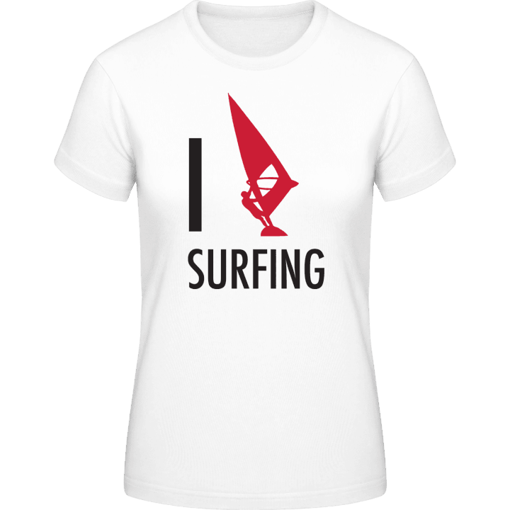 I Love Windsurfing T-shirt för kvinnor 0 image