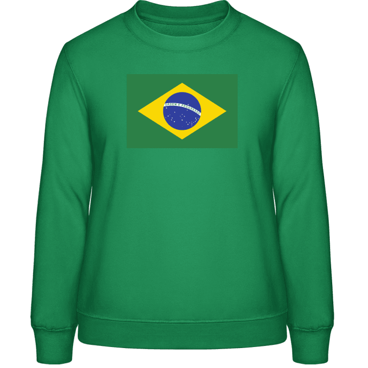 Brazil Flag Felpa donna contain pic