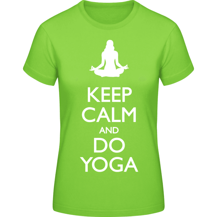 Keep Calm and do Yoga T-shirt för kvinnor 0 image