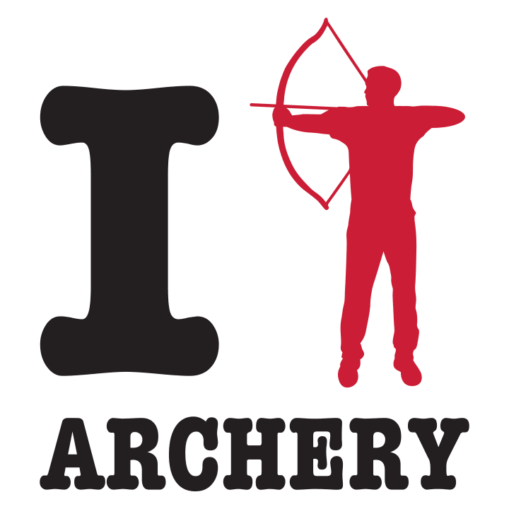 I Love Archery Vrouwen Lange Mouw Shirt 0 image