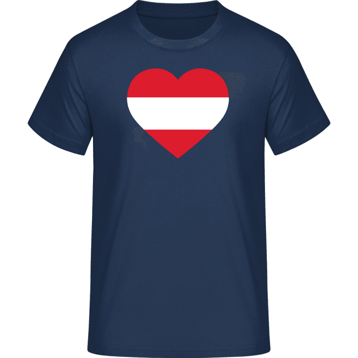 Austria Heart T-Shirt contain pic