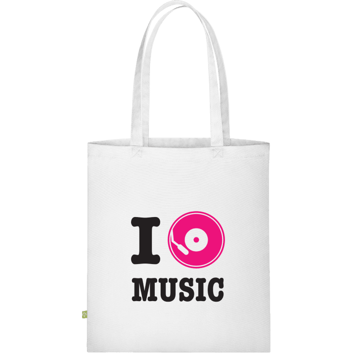 I Love Music Väska av tyg contain pic