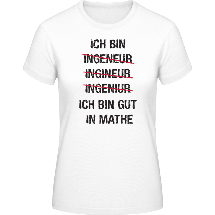 Ich bin Ingenieur T-shirt för kvinnor contain pic