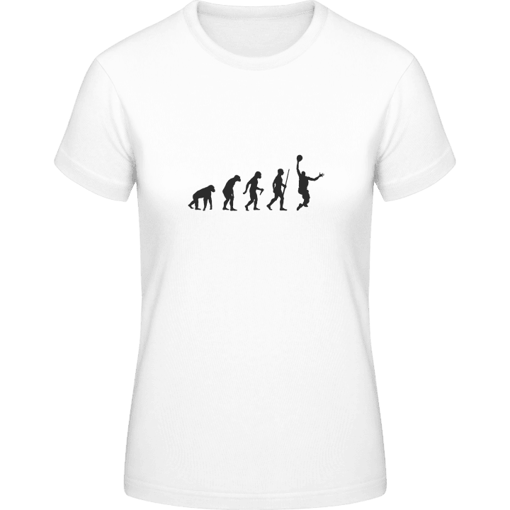 Basketball Evolution T-skjorte for kvinner contain pic