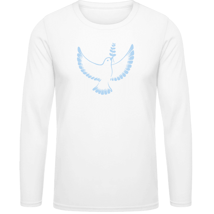 Dove Of Peace Illustration T-shirt à manches longues contain pic