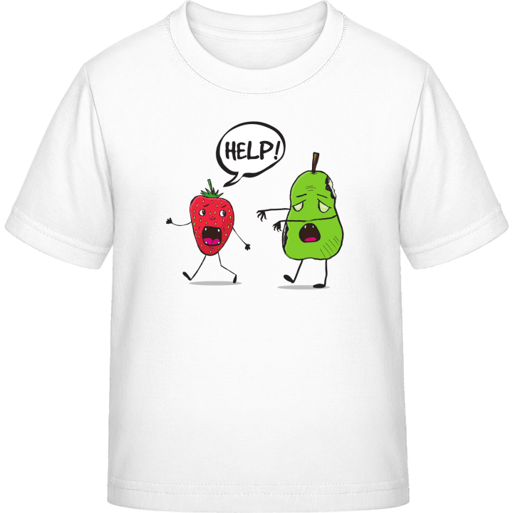 Zombie Fruits T-shirt för barn contain pic