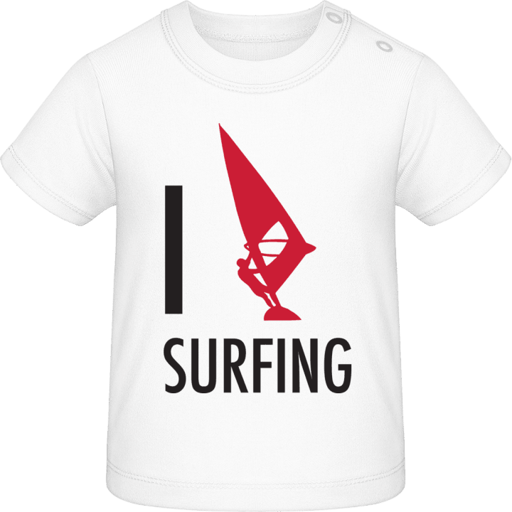 I Love Windsurfing Baby T-Shirt contain pic