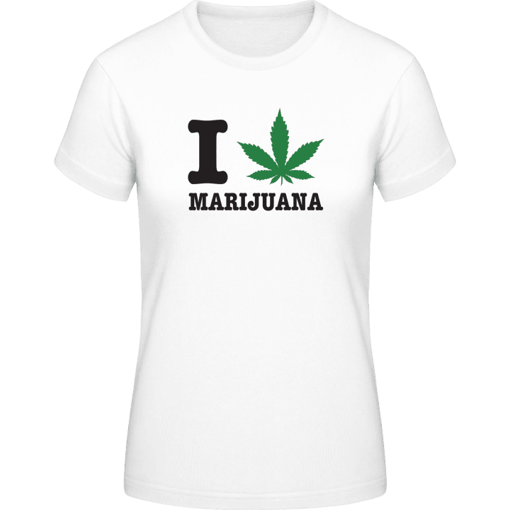 I Love Marijuana T-shirt för kvinnor 0 image