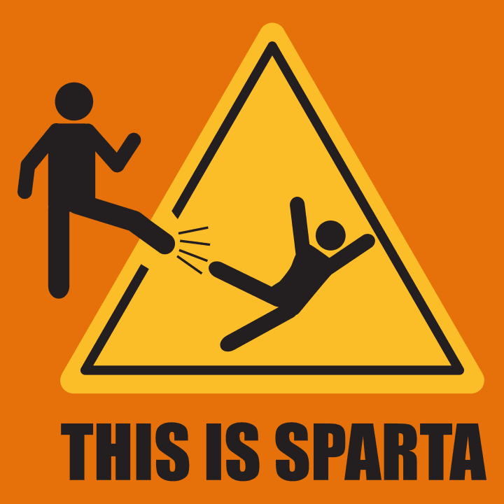 This Is Sparta Warning Bolsa de tela 0 image