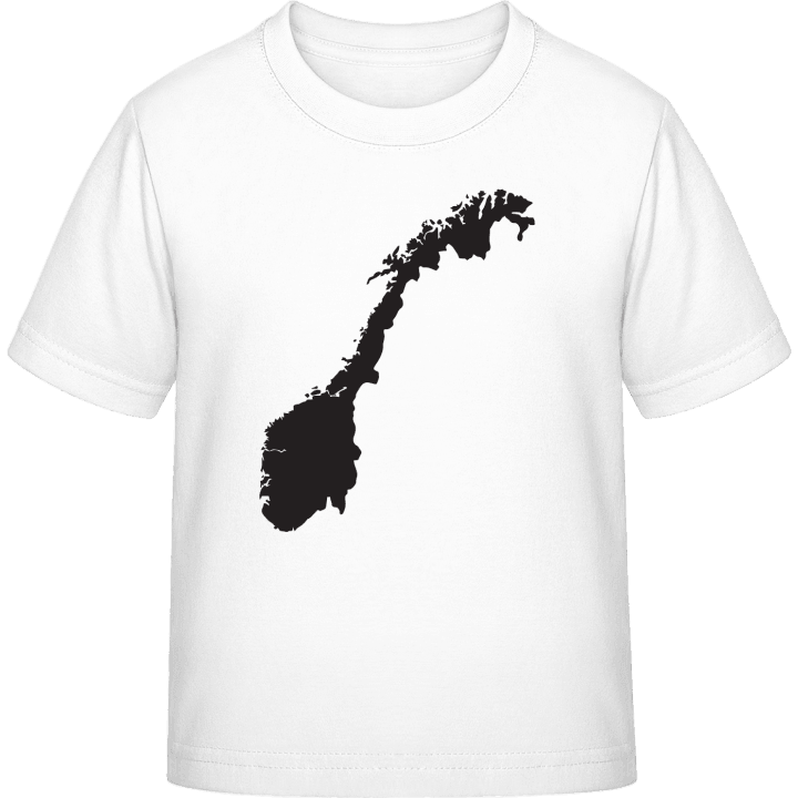 Norwegen Map T-skjorte for barn contain pic