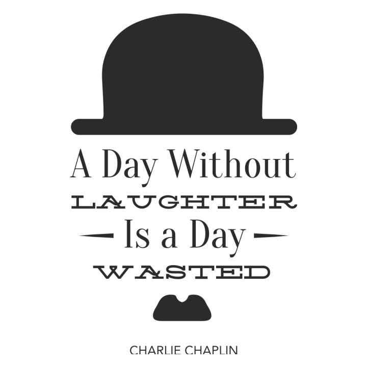 A Day Without Laughter Is a Day Wasted T-shirt til børn 0 image