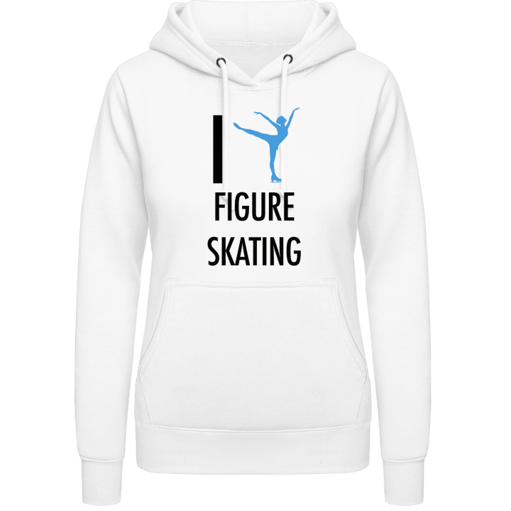 I Love Figure Skating Sudadera con capucha para mujer contain pic