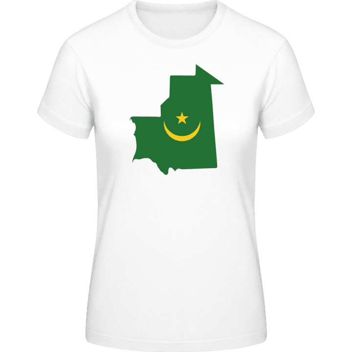 Mauritania Map T-skjorte for kvinner contain pic