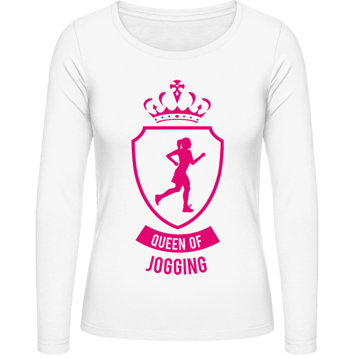 Queen Of Jogging Vrouwen Lange Mouw Shirt contain pic