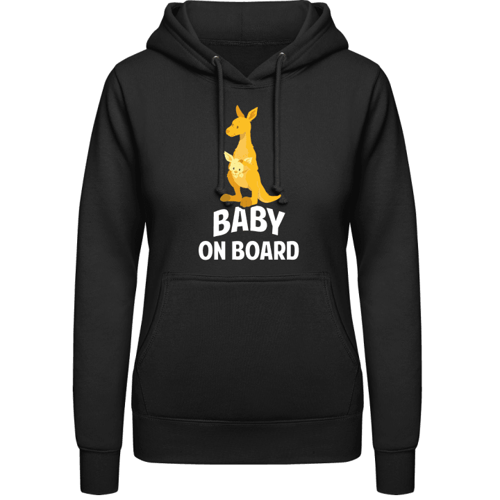Baby On Board Kangaroo Hoodie för kvinnor 0 image