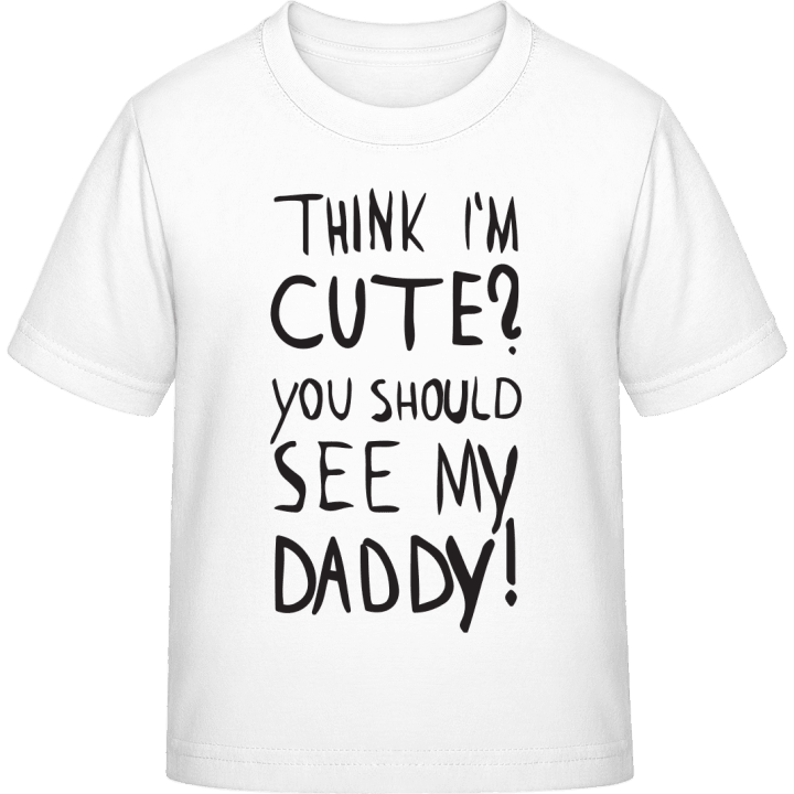 Cute You Should See My Daddy T-shirt til børn 0 image