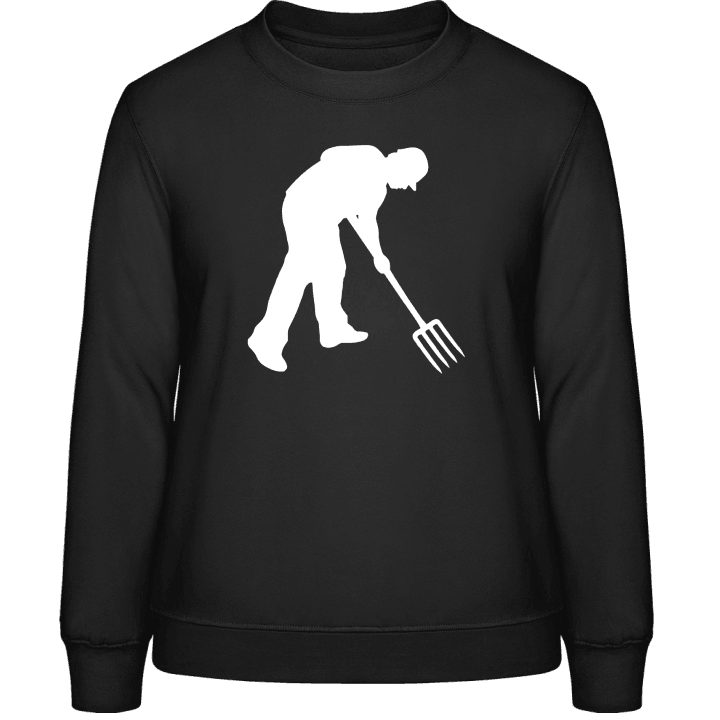 Farmer and Hayfork Sweat-shirt pour femme contain pic