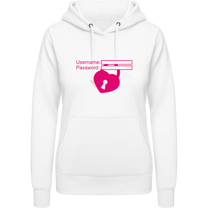 Love Password Vrouwen Hoodie contain pic