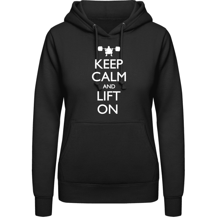 Keep Calm and Lift on Sweat à capuche pour femme contain pic