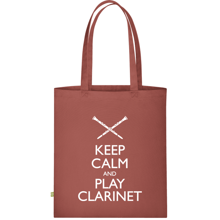 Keep Calm And Play Clarinet Stoffen tas contain pic