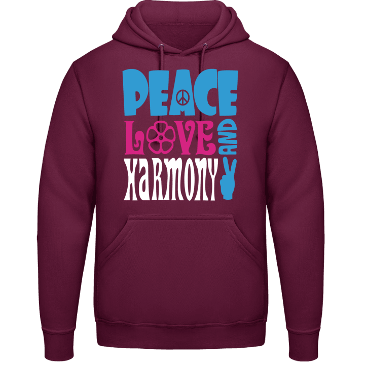 Peace Love Harmony Sweat à capuche contain pic