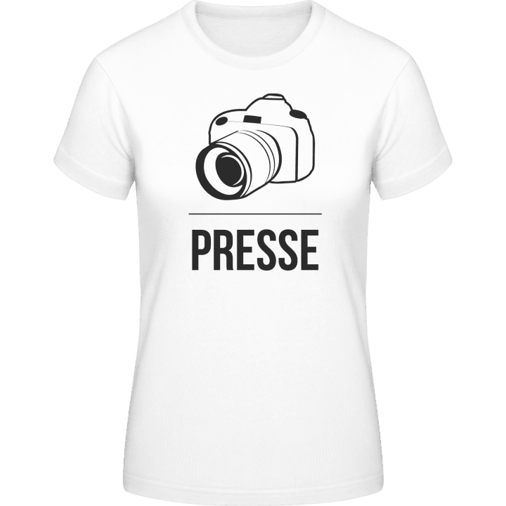 Photojournalist Presse Camiseta de mujer contain pic