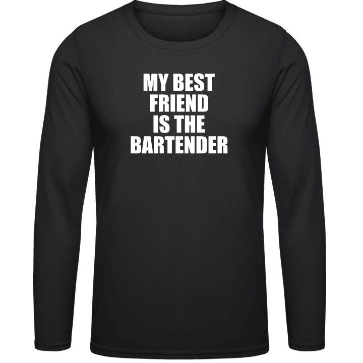 My Best Friend Is The Bartender T-shirt à manches longues contain pic