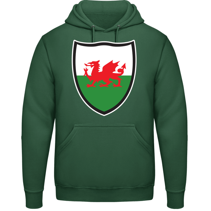 Wales Flag Shield Hættetrøje 0 image