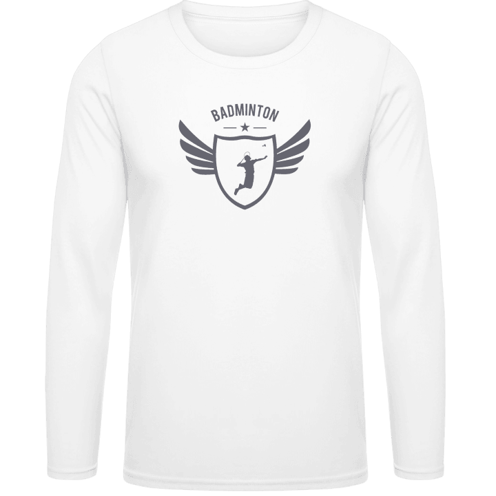 Badminton Logo Winged Camicia a maniche lunghe contain pic
