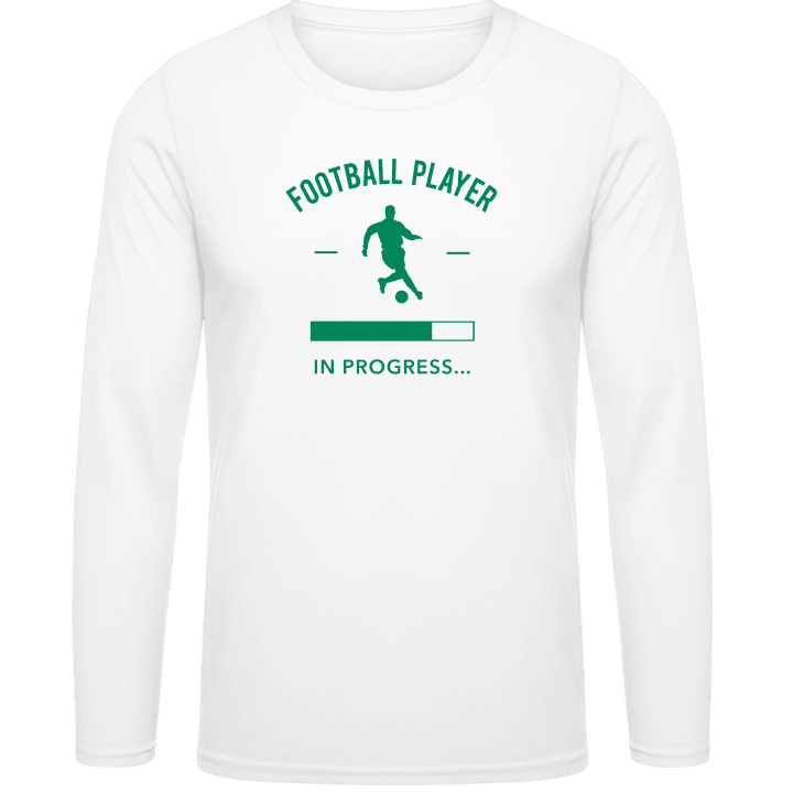Football Player in Progress T-shirt à manches longues contain pic