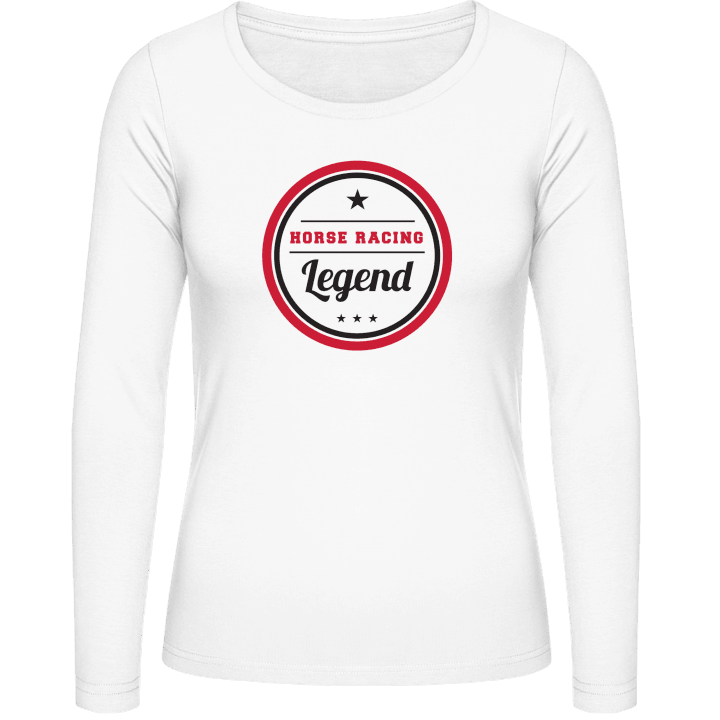 Horse Racing Legend Vrouwen Lange Mouw Shirt contain pic