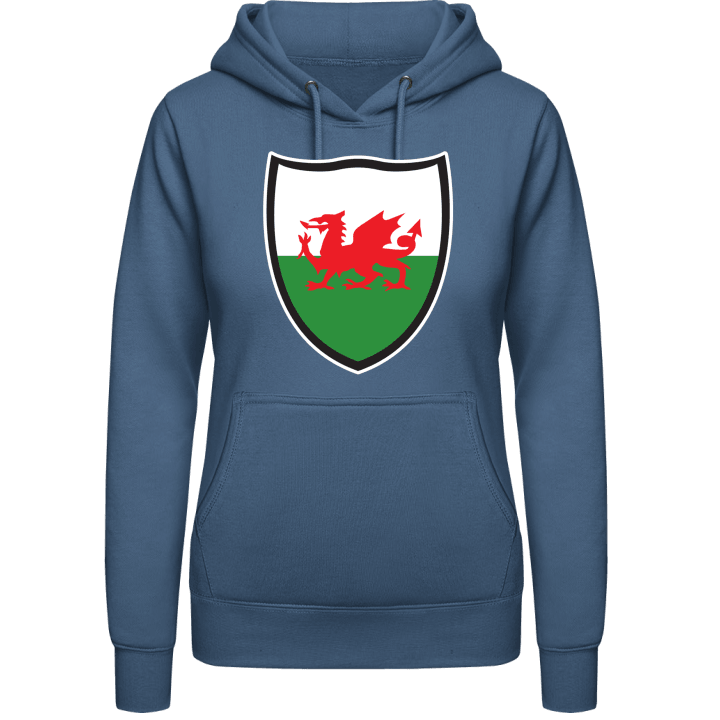 Wales Flag Shield Frauen Kapuzenpulli 0 image