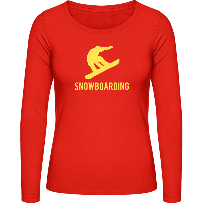 Snowboarding T-shirt à manches longues pour femmes contain pic