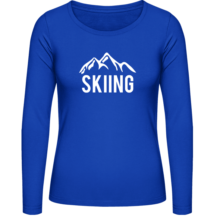 Alpine Skiing Langermet skjorte for kvinner contain pic