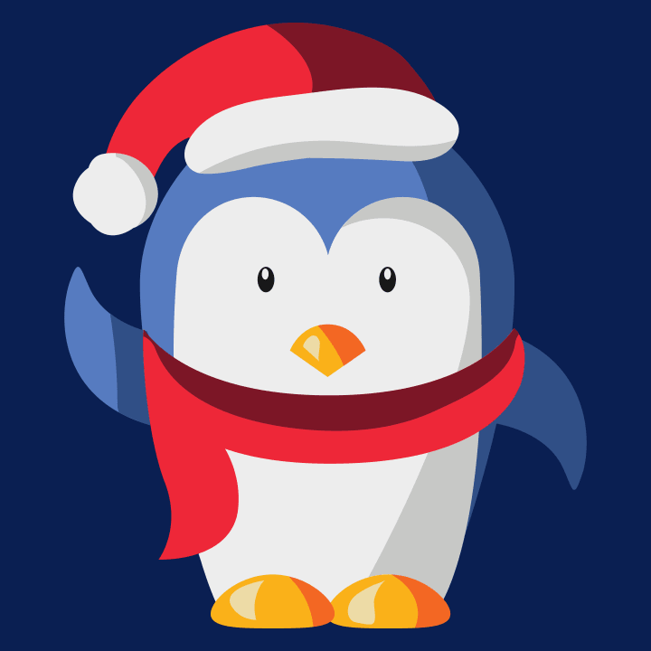 Christmas Penguin Vrouwen Lange Mouw Shirt 0 image