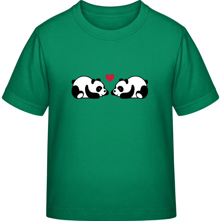 Cute Little Sleeping Pandas In Love T-shirt til børn 0 image