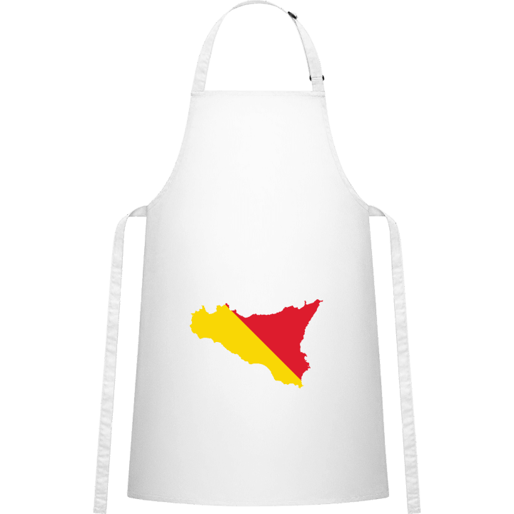 Sicily Map Förkläde för matlagning contain pic