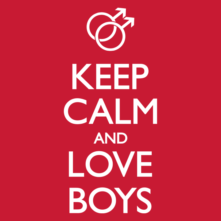 Keep Calm And Love Boys Stofftasche 0 image