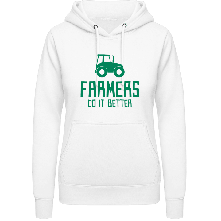 Farmers Do It Better Vrouwen Hoodie contain pic